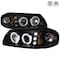 Spec-D Tuning 00-05 Chevrolet Impala Halo LED Projector Black 2LHP-IPA00JM-TM - alternate 1